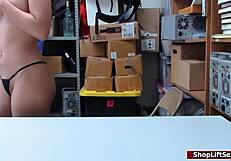 lp officer fucks sneaky ebony shoplifter with monster cock deepthroat