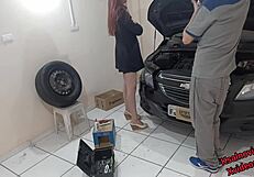 Boss says, 'Fuck me in the workshop'