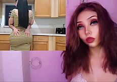 गर्म मद्रस्त्रा अपने पर्वर्ट हिजस्त्रो के साथ किचन में चोद रही, ऑर्गेज्म्स और क्रिम्पाई