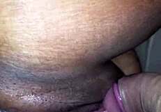 Rubbing my cock on her clit