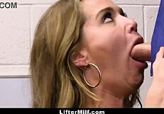 What Happens When Athena Anderson Gets Caught Shoplifting By The Security Guard In The Backroom?