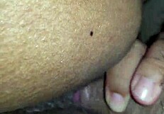 Rubbing my cock on her clit