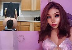 गर्म मद्रस्त्रा अपने पर्वर्ट हिजस्त्रो के साथ किचन में चोद रही, ऑर्गेज्म्स और क्रिम्पाई