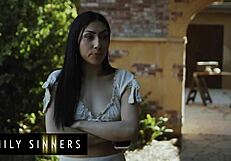 Stepsis Drowns Sorrows on Stepbro's Monster Cock!