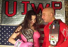 Juggy battles in sexy wrestling match for cash or fuck