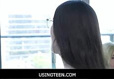 Minxx Marley and Fiona Frost, these teens, are always fucking in the apartment, it's their fantasy