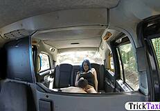 Horny couple fucks in the backseat while filming their big cock action