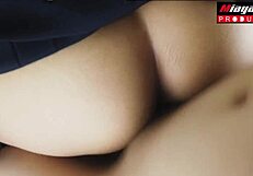 I Fucked The Thai Student's Big Ass And Creampied Her Shaved Pussy