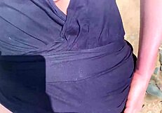 Cars honked as I fucked her ass outdoors.