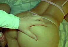 Stepmom asked for massage but had sex with stepson and creampie