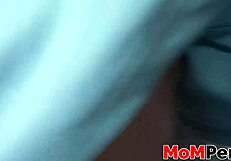 Busty brunette milf Becky Bandini, spread those legs for your stepson now!