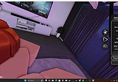 the redhead girl eagerly takes the big white cock