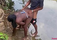 Outdoor Babe Gets Fucked In Garden Yard