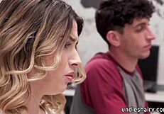 Busty Teacher Rachael Cavalli Makes Students Lick Her Bush And Fuck Hard!