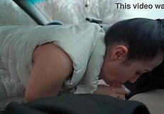 Does my beautiful girlfriend suck me off in the car?