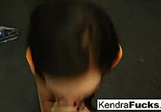 Is This Spinner Beauty's Mouth Enough for That Hard Cock?