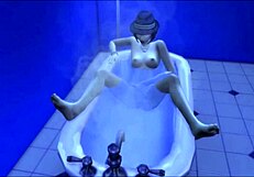 Wicked Celebrity Carmen Masturbates in Pool Bath