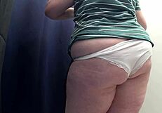 Can You Resist Watching This Chubby Milf's Big Ass in Tight Panties?