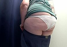 Can You Resist Watching This Chubby Milf's Big Ass in Tight Panties?