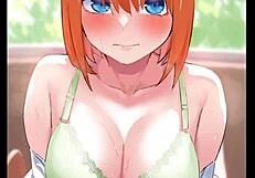 hentai pics of yotsuba with big tits and shaved pussy in anime style