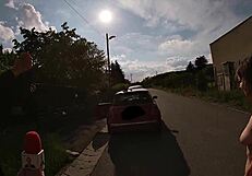 Extreme Public Nudity In Prague Interviewed By Andrea Diprè!