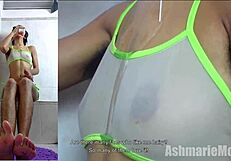 oiling up my body and wondering about shaving