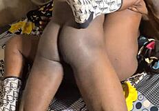 Nigeria Babe Gets Nailed By Tough Guy!