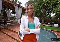 Hot Realtor Expresses Gratitude to Friend for Opportunity in Reality Setting