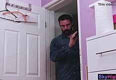 Web cam slut stepdaughter teen 18+ smashed by stepdad 😈