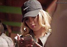 Spying on bubble butt during concert leads to hidden voyeur excitement.