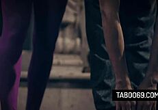 cougar stepmom christie stevens fucks stepson, then stepdad joins the taboo group