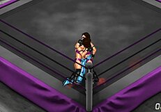 Fire Pro Wrestling Ryona With Cammy And Samus