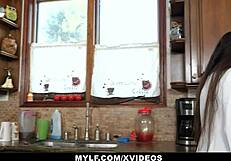 Stepmom thanks helpful stepson with a wild Colombian hardcore session.