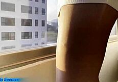 E no finalzinho da tarde arrombei o cuzinho da puta at� gozar l� dentro completo no sheer e red