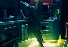 beautiful wife says, 'lick me rough in the kitchen'