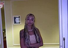 Mr. brogan fucks gia's wet pussy with huge cock in missionary