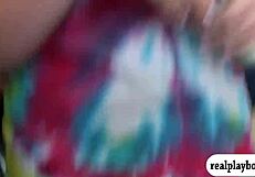 Pretty Babes Flash Tits And Ass For Cash!