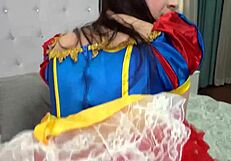 Shelby Paris gets her throat dicked by Miles Long in roleplay