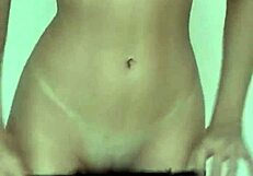 Girlfriend performs homemade striptease in lingerie