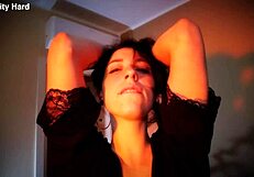 nemesi strips teasingly in the clip