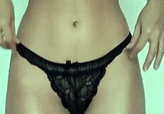 Girlfriend performs homemade striptease in lingerie
