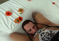 Ebony sluts Maya and Kira dive into muff and blowjob action in quickie threesome. Big cocks and tits everywhere!