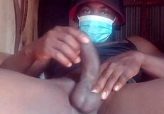 Kenyan shemale shares homemade solo moments