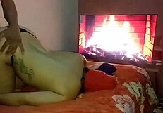 Enjoying intimate moments with my beautiful Colombian partner.