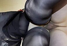 Having sex in the kitchen with my fat girlfriend in doggy style