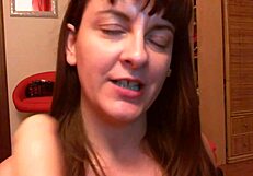 Your dirty stepmom guides you in masturbating with a latex doll