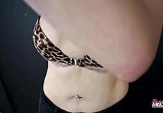 Blonde Hottie Keyton Gives Blowjob, Gets Warm Facial