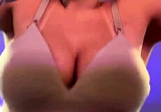 Tanned Amateur Strips in Gym, Sweat Dripping from Wet Pussy