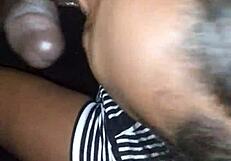 Sloppy Ebony Amateur Black XXX Video Featuring Intense Action and Passion