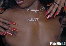 Big Booty Black Milf Ana Foxxx Strips Fully In SUV!